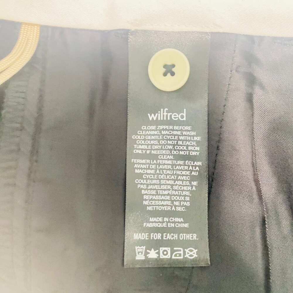 Wilfred Pleated Trousers — Tailored Poise in Deep Charcoal (Size 6) - Picture 11 of 13